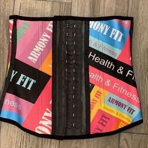 Armony Fit latex waist trainer neon colors/print M